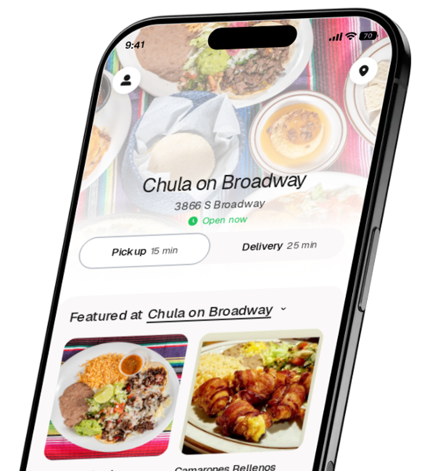 Chula on Broadway app preview