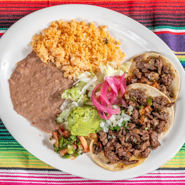 Tacos Al Carbon.