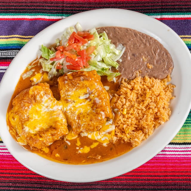 Crispy Rellenos Plate.